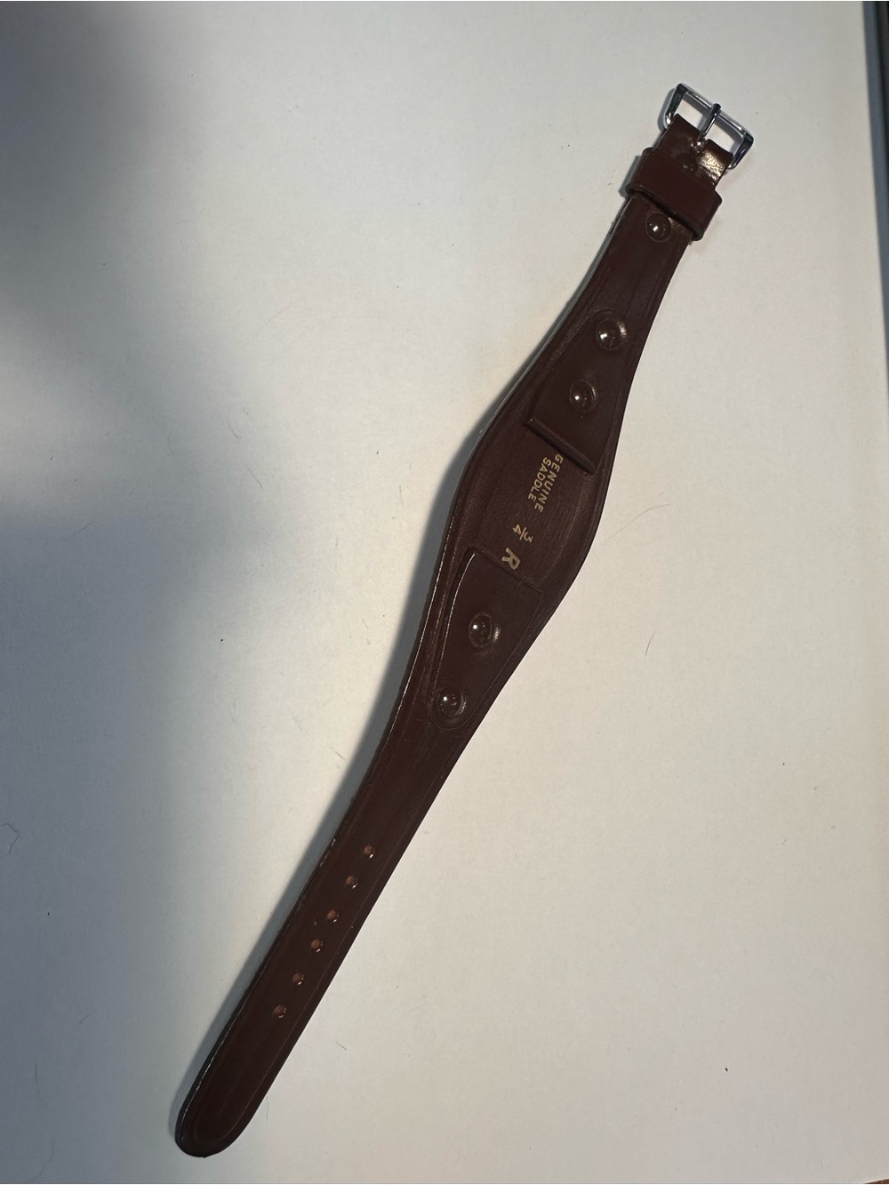 Vintage 60’s/70’s Brown Saddle Leather Wrist Strap